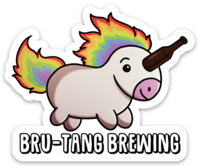 Brunicorn Sticker